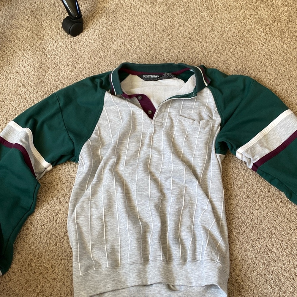 Vintage long sleeve polo